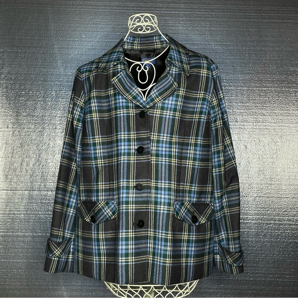PENDLETON Virgin Wool Plaid Jacket